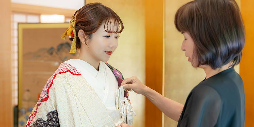 新郎・新婦 お仕度