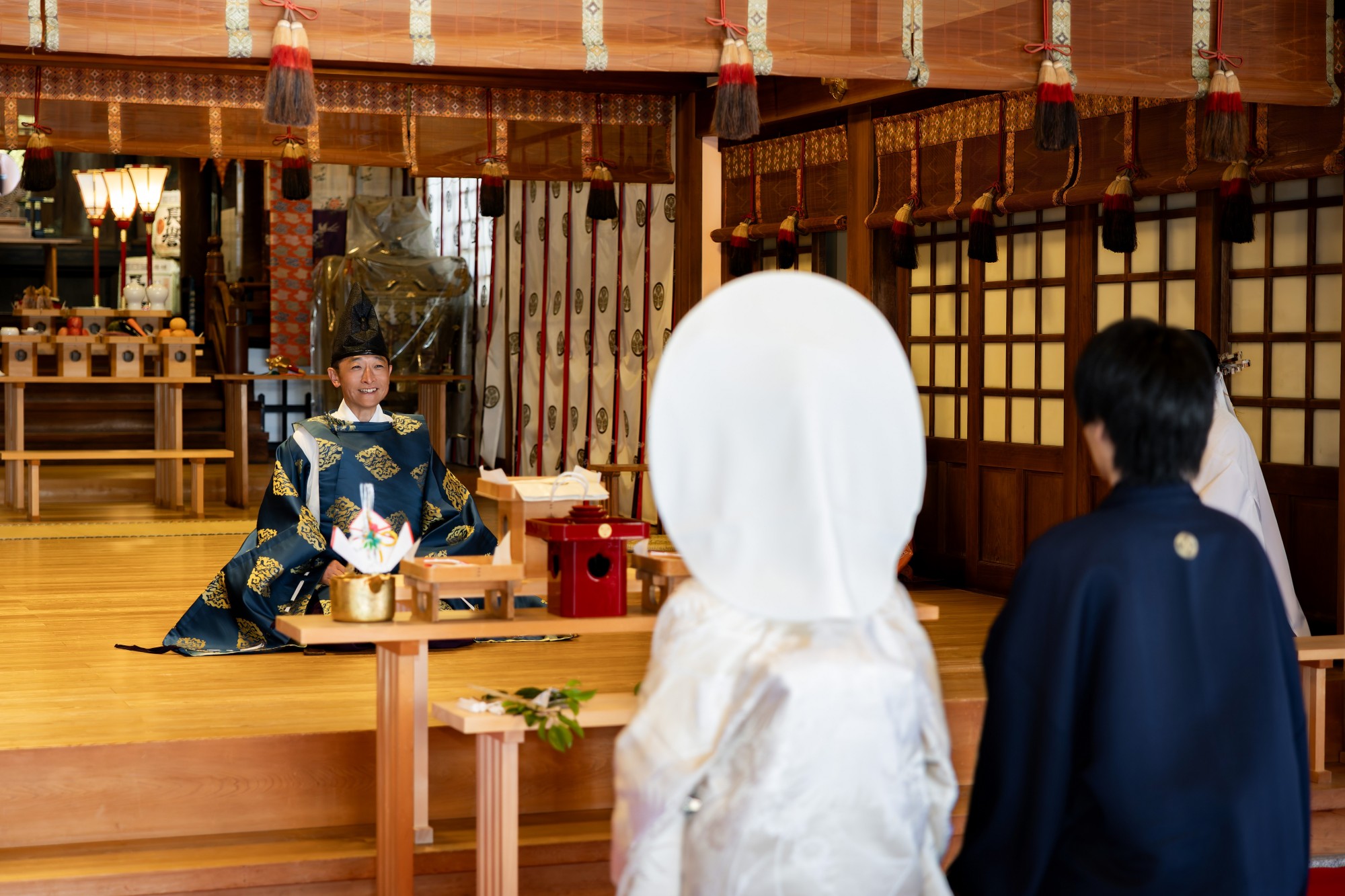 ご両親や家族だけでおこなう神前式の良さと龍城神社の本格儀式