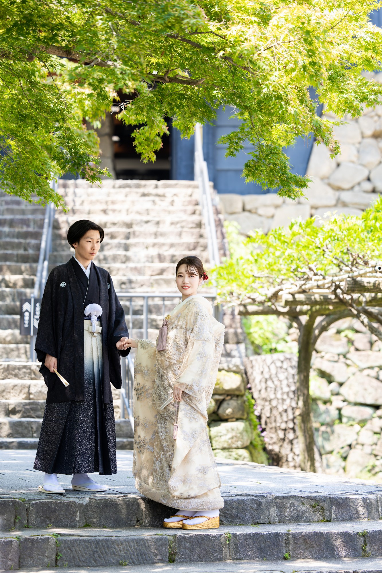お城に見守られながら残す。四季と歴史が彩るフォトウェディング