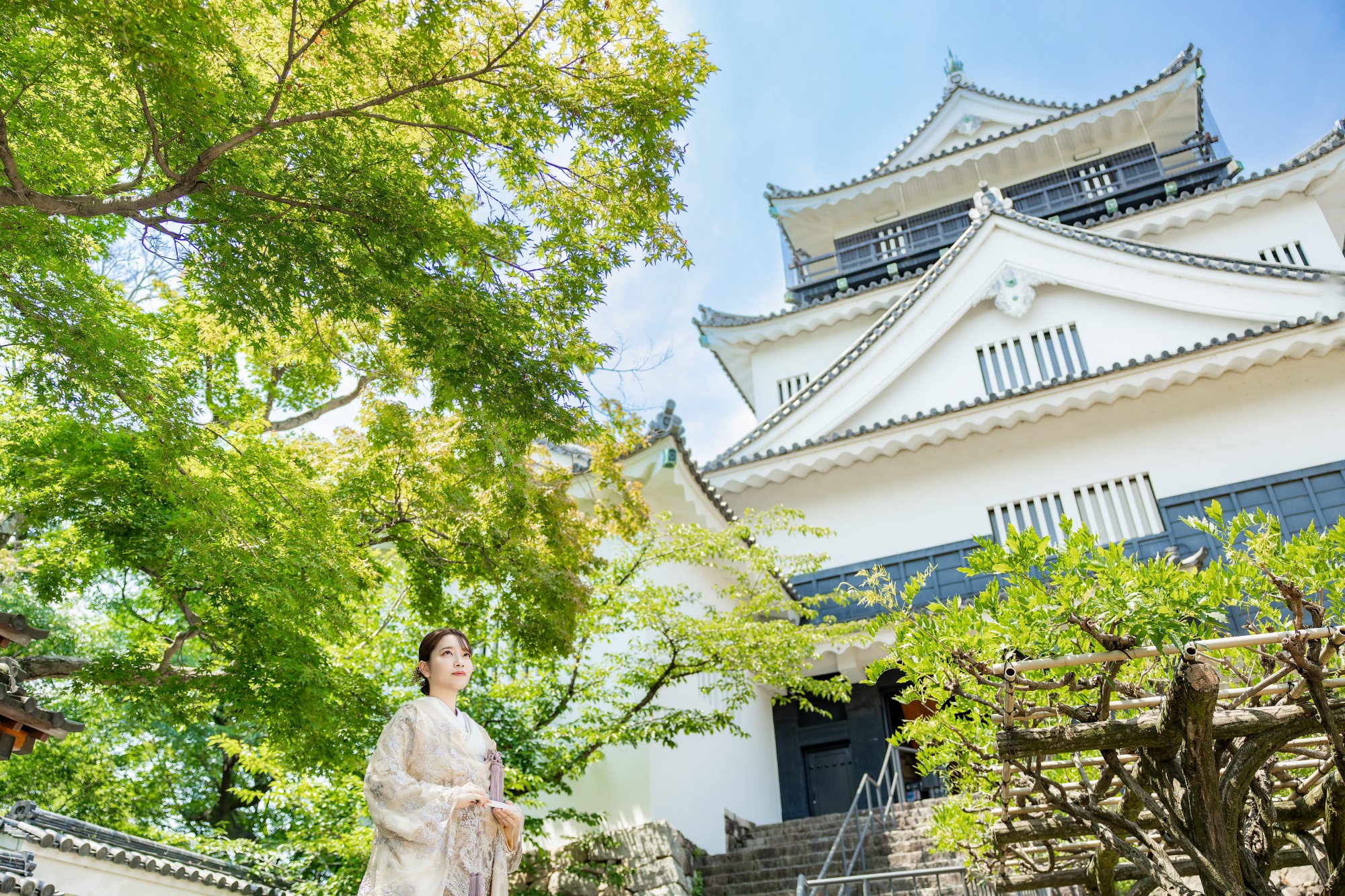 岡崎城や四季の自然を活かしたフォトウェディング