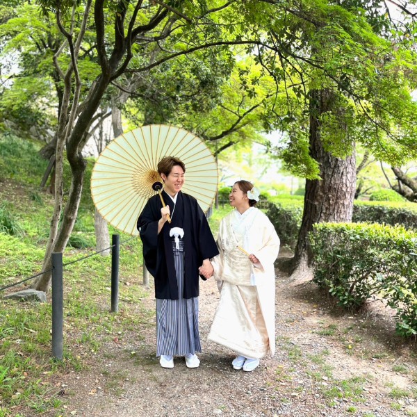 新緑の季節、笑顔あふれる撮影